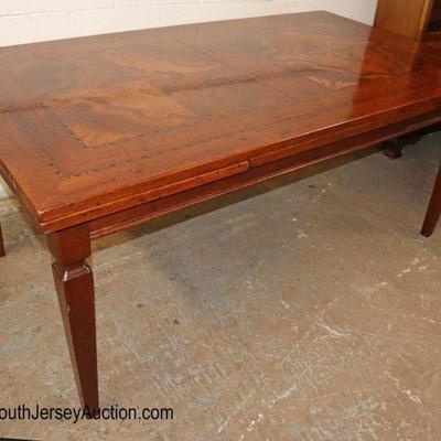 Lot: 704 - QUALITY SOLID Country French Mahogany and inlaid

QUALITY SOLID Country French Mahogany and inlaid Italian dining room table...