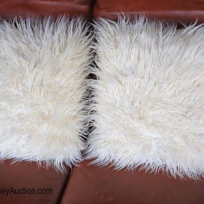 Lot: 490 - Pair of shag white decorator pillows

Pair of shag white decorator pillows
