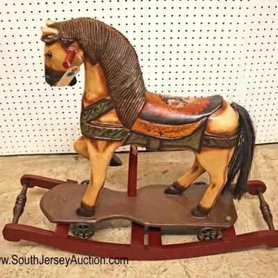 Lot: 601 - Antique style paint decorated rocking horse

Antique style paint decorated rocking horse
