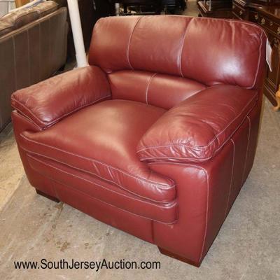 Lot: 675 - NEW La-Z-Boy Furniture double stitched QUALITY

NEW La-Z-Boy Furniture double stitched QUALITY leather oversized club chair in...