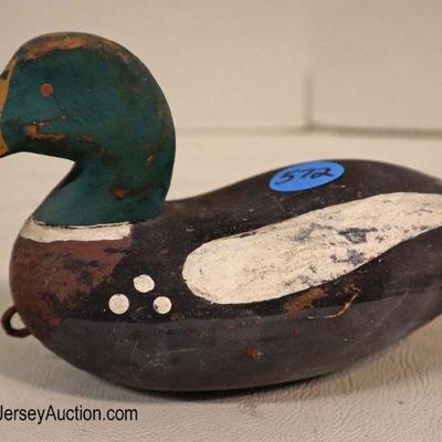 Lot: 572 - Small hand painted duck decoy marked B.B.D.

Small hand painted duck decoy marked B.B.D.
