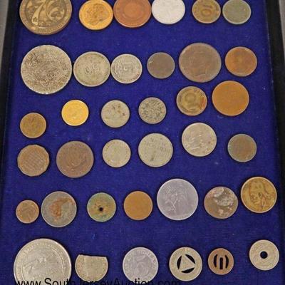 Lot: 508 - Lot of foreign coins, tokens and $1.00 casino chip

Lot of foreign coins, tokens and $1.00 casino chip

