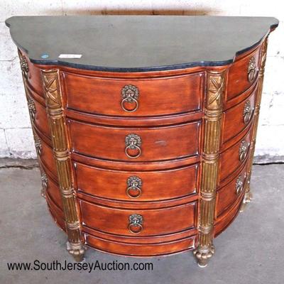 Lot: 479 - Decorative Demilune marble top commode

Decorative Demilune marble top commode
