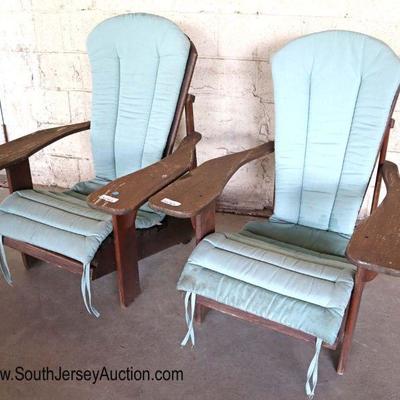 Lot: 471 - Pair of vintage teak Miranda outdoor patio lounge

Pair of vintage teak Miranda outdoor patio lounge chairs by Wood Classics
