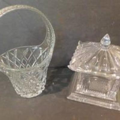 Crystal Bride's Basket & Pagoda