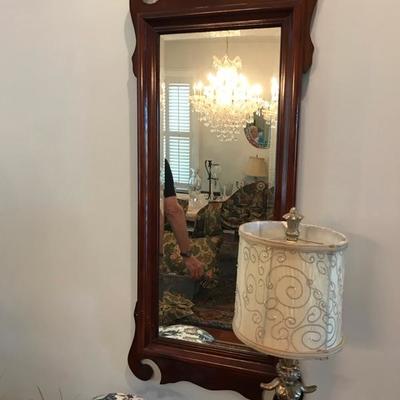 Colonial mirror $75
40 X 18