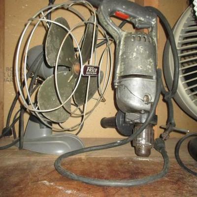 Vintage Fan and Tools 