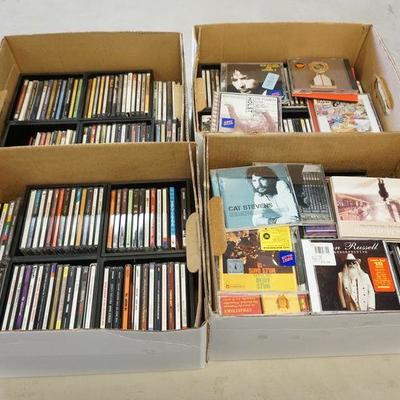 1063	SELECTION OF CD'S-ROCK, JAZZ, CLASSICAL, ETC-4 BOXES
