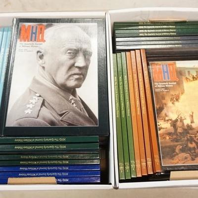 1065	2 BOXES-QUARTERLY OF MILITARY HISTORY, HARD BOUND
