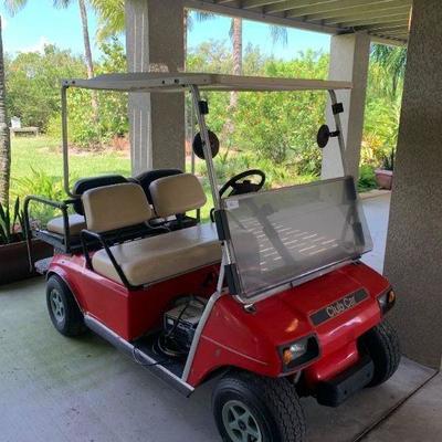 Club Cart golf cart with charger