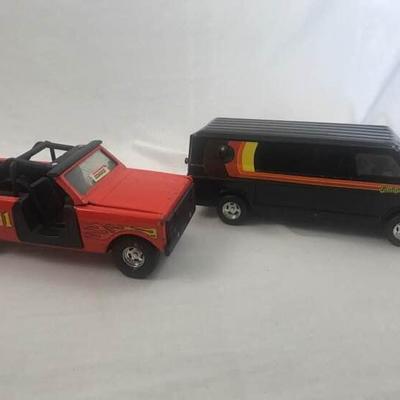2 ERTL Toy Vehicles