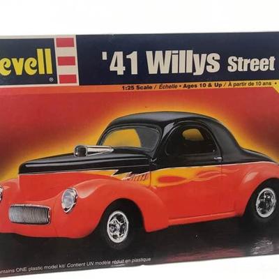 41 Willys Street Rod Model Kit