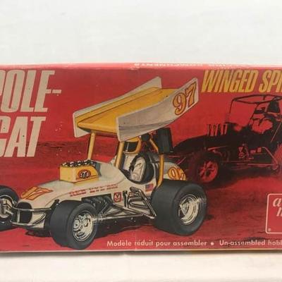 Vintage AMT Sprint Car Model Kit