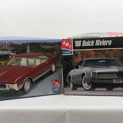 Two Buick Riviera Model Kits