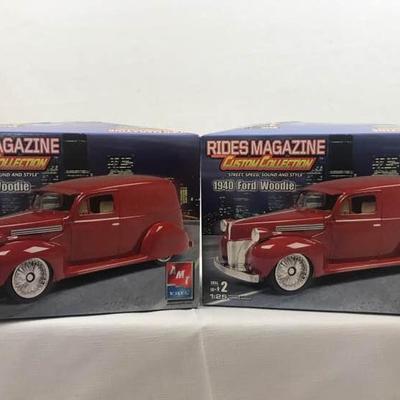 Two 1940 Ford Woodie Model Kits