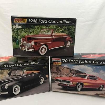 3 Monogram Pro Modeler Ford Model Kits