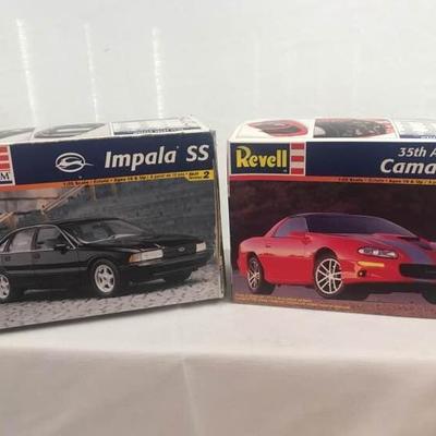 Revell Impala and Camaro SS Model Kits
