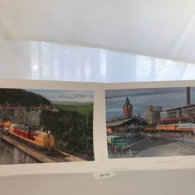 2 Train Signed and Numbered Prints
