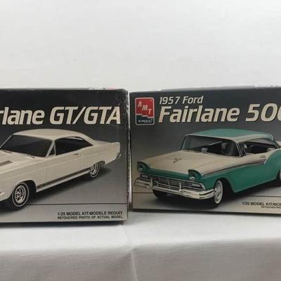 2 Ford Fairlane Model Kits