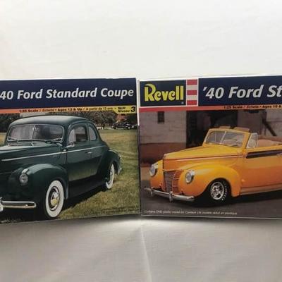 40 Ford Standard Coupe and Street Rod Model Kits