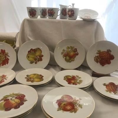 Bareuther Waldsassen Bavaria Germany Plates and Cups