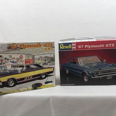 Two Revell 67 Plymouth GTX Model Kits