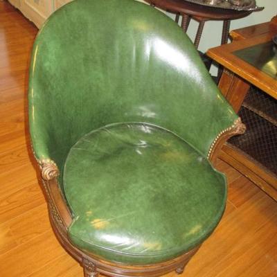 Great Leather Tufted/Nailhead Chairs 