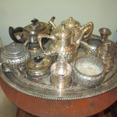 Silver/Plate Serving Sets 