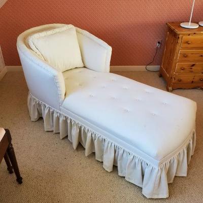 nice small chaise  $100 few spots 