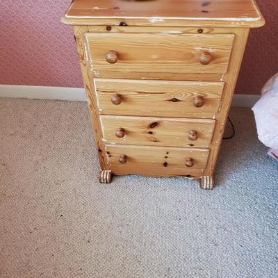 pine night stand with drawers
95