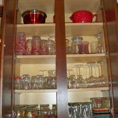 Glasses and Kitchenware.