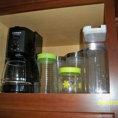 coffee Maker, Canisters, Pitchers.