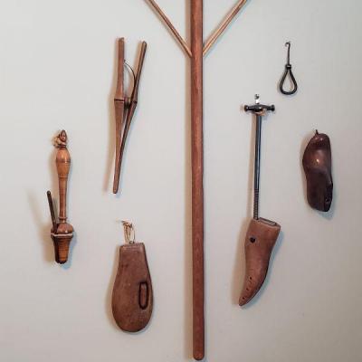 Cobbler and other wood tools
