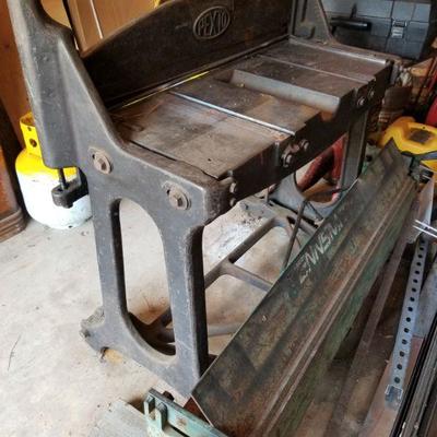 Vintage Machine to bend and cut sweat metal
