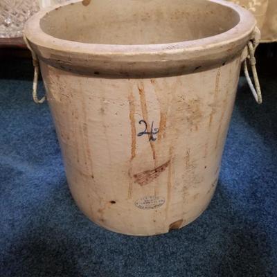 4 Gallon Antique Red Wing Pottery Crock