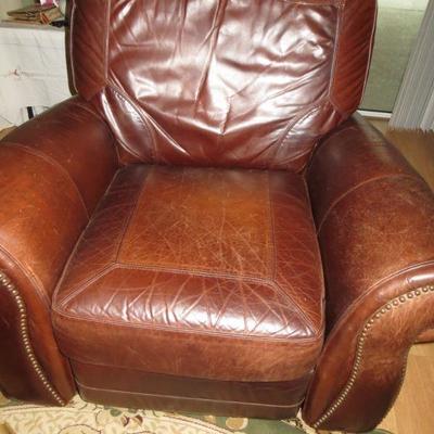 Now we have the sofa to match 
Nail Head Brown Leather 