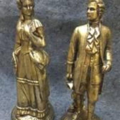 Man and Woman Statuettes