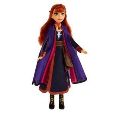 Disney Frozen 2 Singing Anna Musical Fashion Doll with Purple Dress