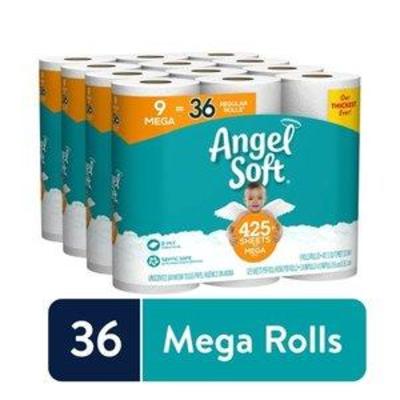 Angel Soft Toilet Paper, 36 Mega Rolls