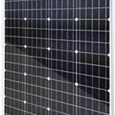 AUECOOR 120 Watt 12 Volt Solar Panel Monocrystalline Solar Module for RV Boat Marine Caravan 12V Battery Charging
