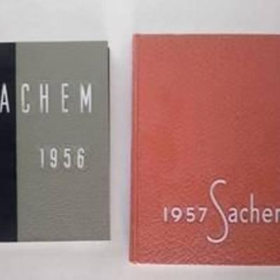 1956 & 1957 Sachem Sourhwest High Yearbook s