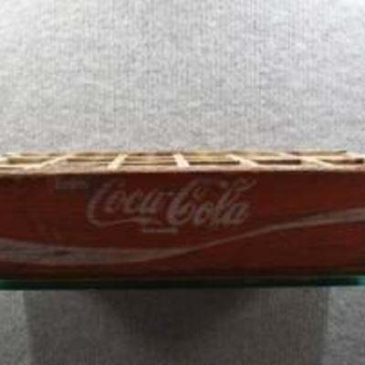 Vintage 1970's Red Wooden Coca Cola Crate 24 Pack  11.5 L x 18 W x 4 H -WILL SHIP