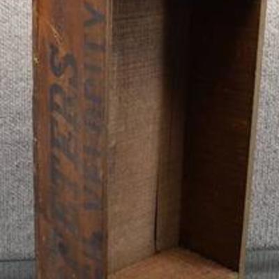 Wooden Dupont Peters Vintage Ammunition Box 16 x 2 34 x 3 18 -WILL SHIP