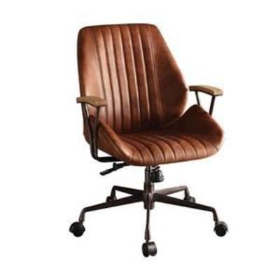 Acme Furniture Hamilton Office Chair, Coffee Leather