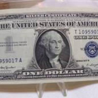 1957 B $1 SILVER CERTIFICATE - VERY NICE CONDITION
