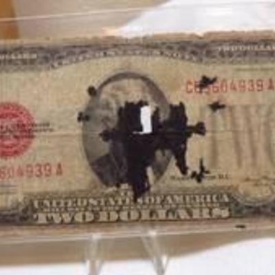1928 D UNITED STATES NOTE $2 BILL - ROUGH