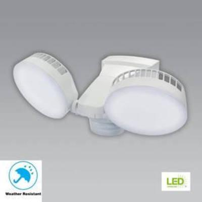 270ÃƒÃ‚Â° White Integrated LED Outdoor Motion Sensor Light