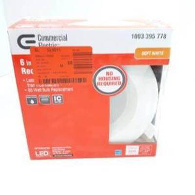 Commercial Electric 6 In Recessed Led Light White Kit G1tp120rt6t30 ... A4