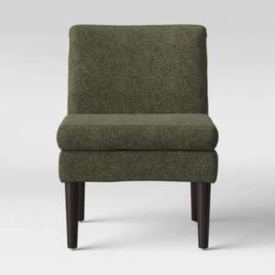 Winnetka Modern Slipper Chair Dark Green - Project 62
