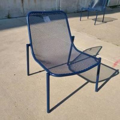 Navy Blue outdoor chair